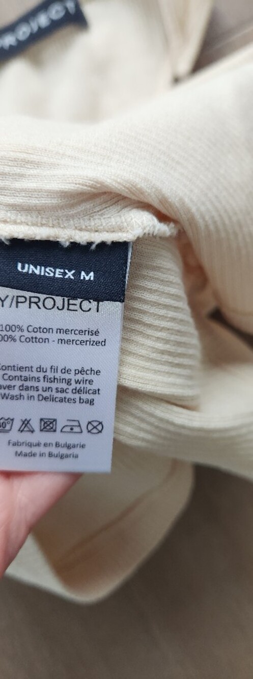 Y/Project Cream Ribbed Racerback Tank - Picture 5 of 6